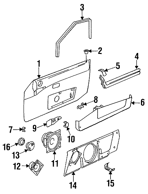 Diagram INTERIOR TRIM. for your Porsche