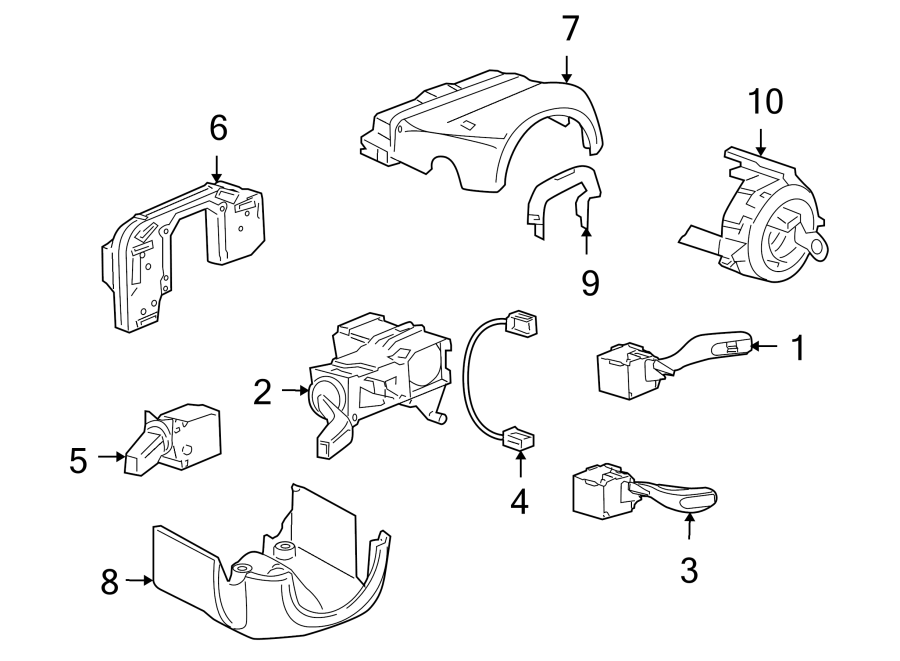 8STEERING COLUMN. SHROUD. SWITCHES & LEVERS.https://images.simplepart.com/images/parts/motor/fullsize/6925195.png