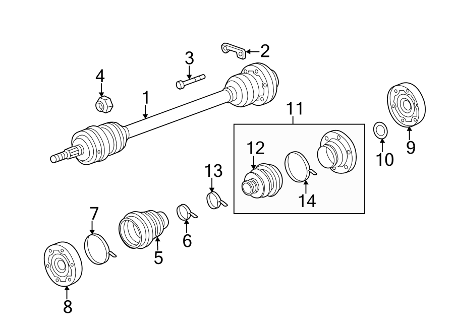 Diagram REAR SUSPENSION. DRIVE AXLES. for your 2018 Porsche Cayenne  Base Sport Utility 