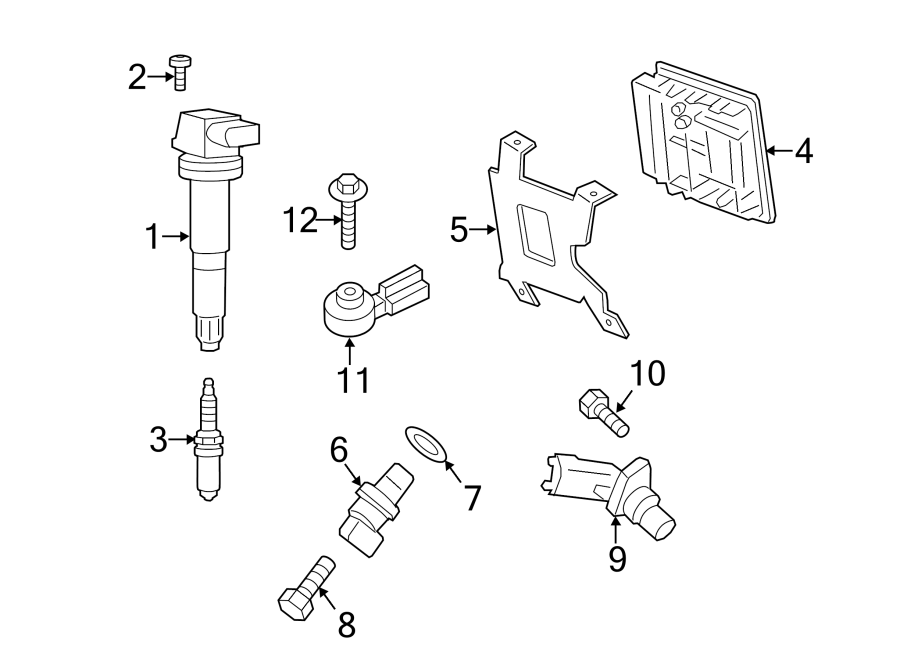 Diagram IGNITION SYSTEM. for your 2020 Porsche Cayenne   