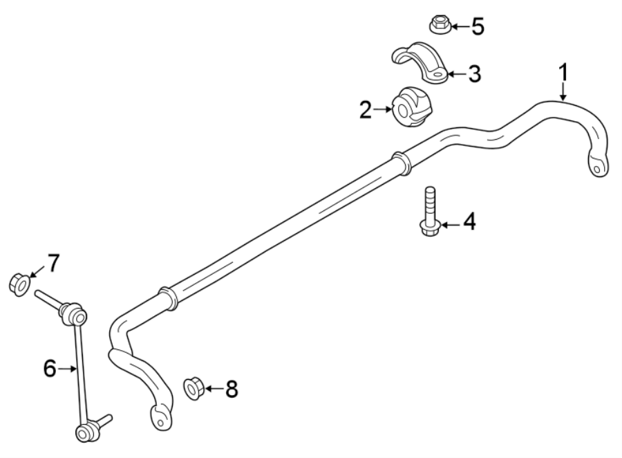 Diagram Front suspension. Stabilizer bar & components. for your Porsche