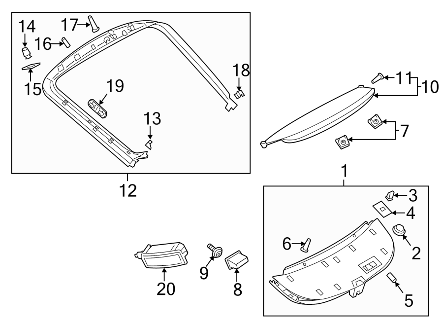 11Lift gate. Interior trim.https://images.simplepart.com/images/parts/motor/fullsize/6926705.png