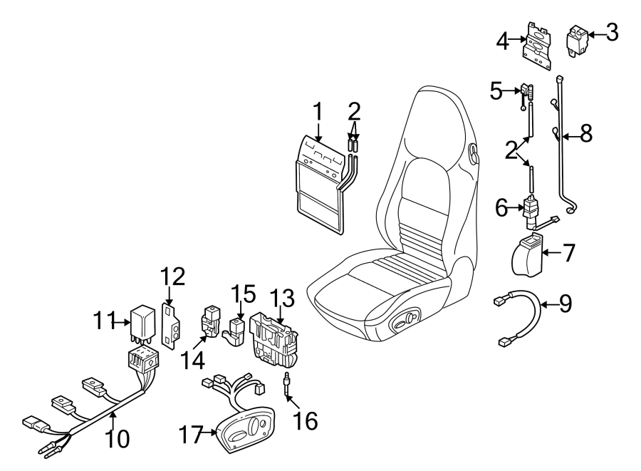 5SEATS & TRACKS. SEAT BACK ADJUSTMENT COMPONENTS.https://images.simplepart.com/images/parts/motor/fullsize/6931257.png