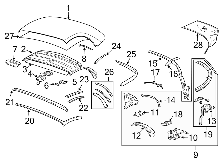 9CONVERTIBLE/SOFT top. Cover & components.https://images.simplepart.com/images/parts/motor/fullsize/6931270.png