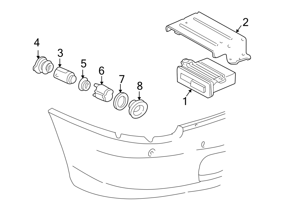 Diagram ELECTRICAL COMPONENTS. for your 2019 Porsche Cayenne   