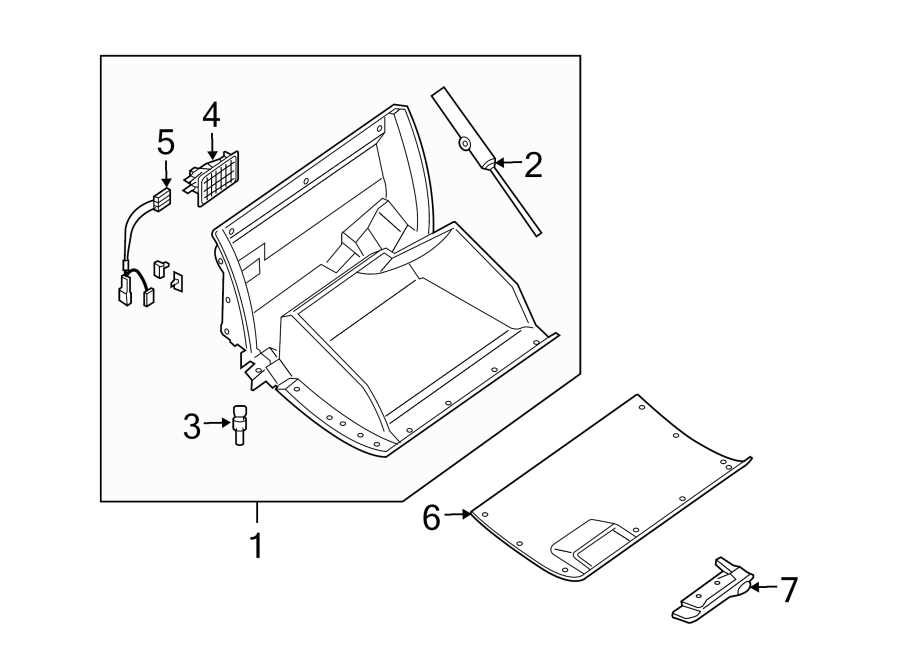 4INSTRUMENT PANEL. GLOVE BOX.https://images.simplepart.com/images/parts/motor/fullsize/6931545.png