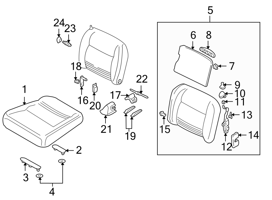 1Seats & tracks. Rear seat components.https://images.simplepart.com/images/parts/motor/fullsize/6932300.png