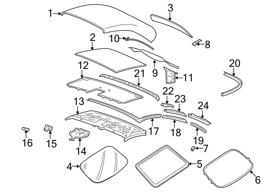 1CONVERTIBLE/SOFT top. Cover & components.https://images.simplepart.com/images/parts/motor/fullsize/6932360.png