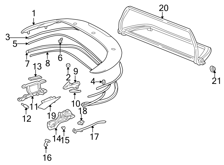 5CONVERTIBLE/SOFT top. Stowage compartment.https://images.simplepart.com/images/parts/motor/fullsize/6932375.png