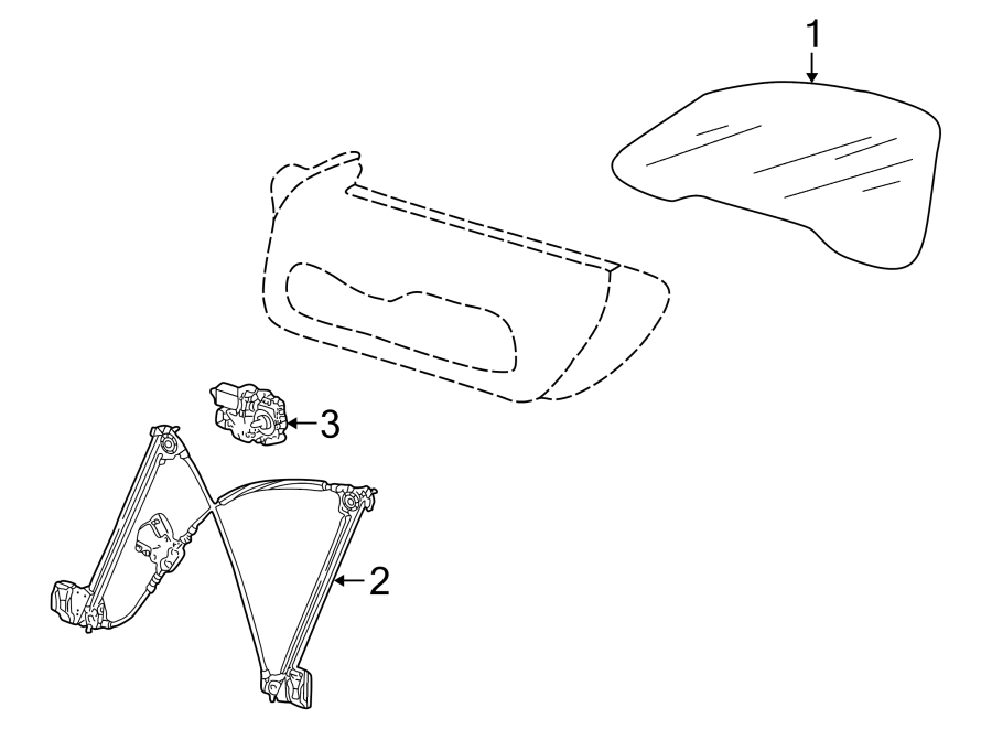 3DOOR. GLASS & HARDWARE.https://images.simplepart.com/images/parts/motor/fullsize/6932430.png