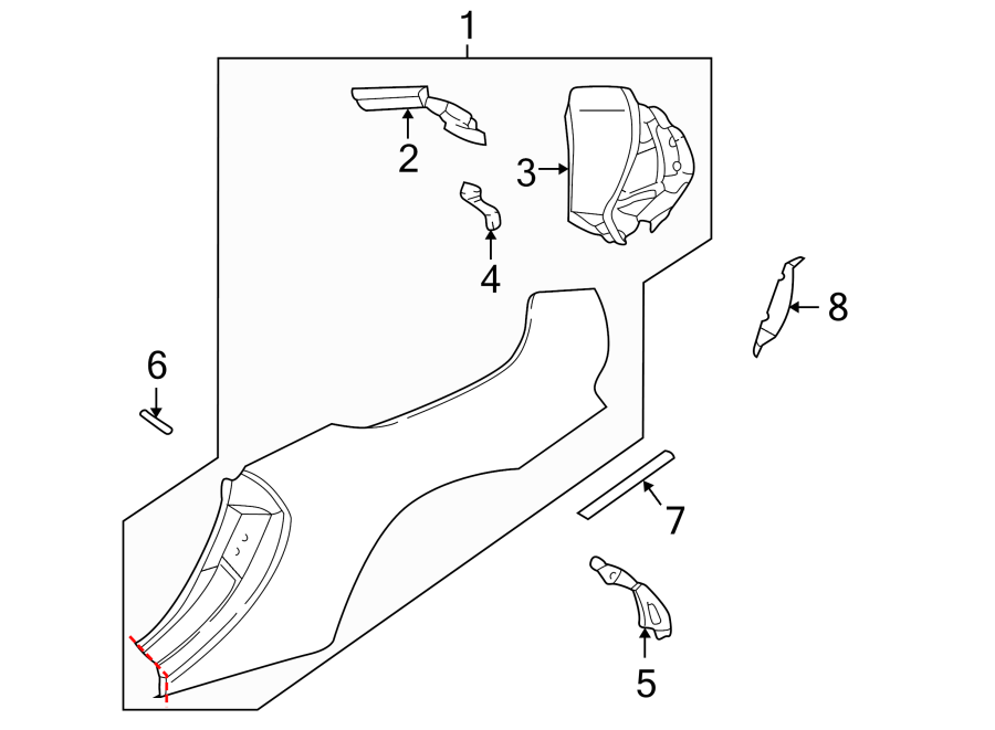 QUARTER PANEL & COMPONENTS.