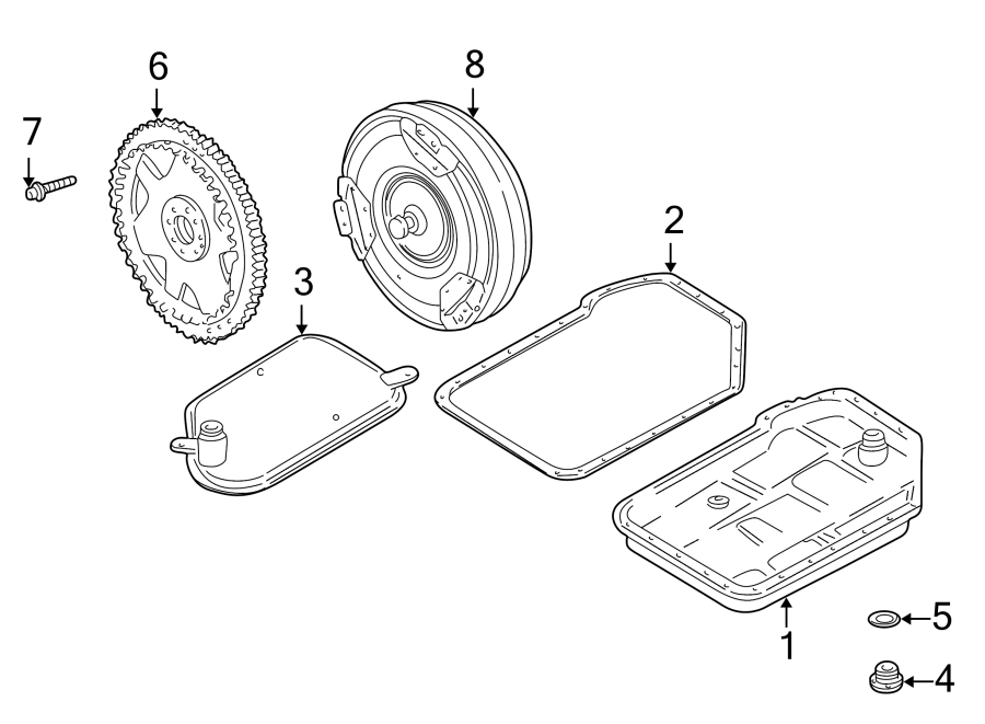 Diagram Transmission components. for your 2010 Porsche Cayenne  S Sport Utility 