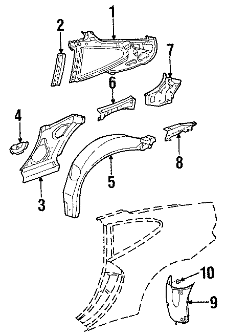 7QUARTER PANEL. INNER STRUCTURE.https://images.simplepart.com/images/parts/motor/fullsize/6932770.png