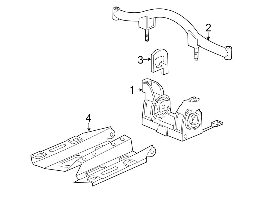 Diagram TRANS MOUNTING. for your 2017 Porsche Cayenne   