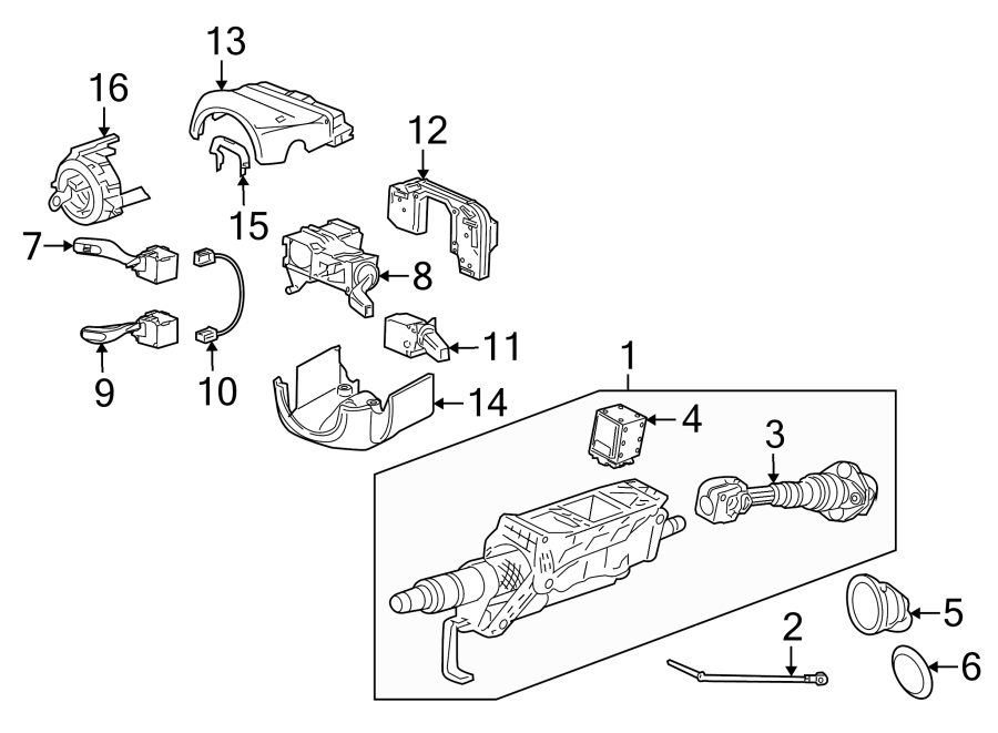 14STEERING COLUMN ASSEMBLY.https://images.simplepart.com/images/parts/motor/fullsize/6933240.png