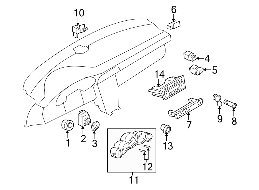 14INSTRUMENT PANEL. CLUSTER & SWITCHES.https://images.simplepart.com/images/parts/motor/fullsize/6933295.png