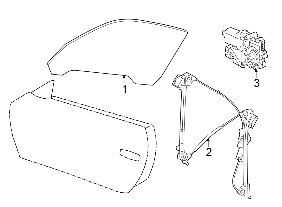 Diagram DOOR. GLASS & HARDWARE. for your 2015 Porsche Cayenne   