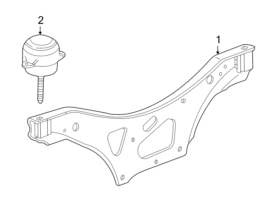 Diagram ENGINE MOUNTING. for your Porsche