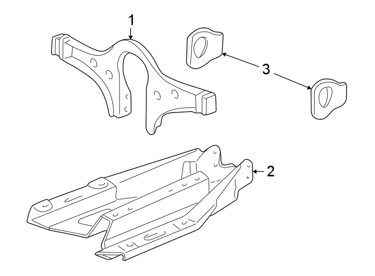 Diagram TRANS MOUNTING. for your 2017 Porsche Cayenne   