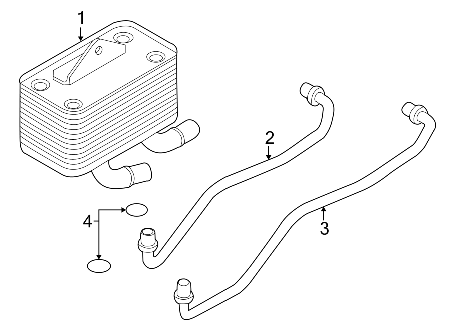 Diagram TRANS OIL COOLER. for your 2009 Porsche Cayenne   