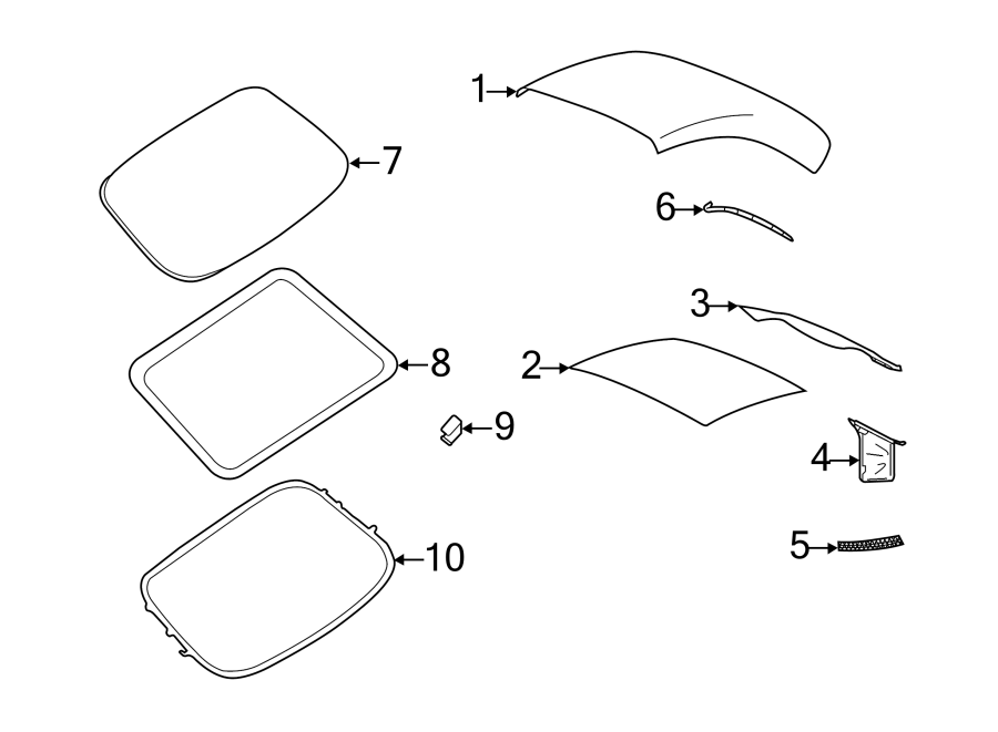 7CONVERTIBLE/SOFT top. Cover & components.https://images.simplepart.com/images/parts/motor/fullsize/6933685.png