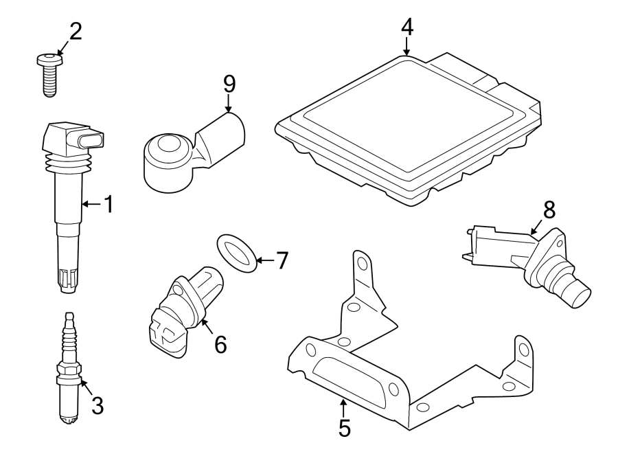 Diagram IGNITION SYSTEM. for your 2005 Porsche Cayenne   