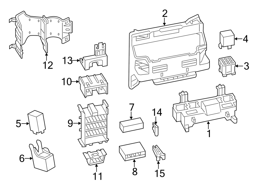 Diagram FUSE & RELAY. for your 2008 Porsche Cayenne  Turbo Sport Utility 