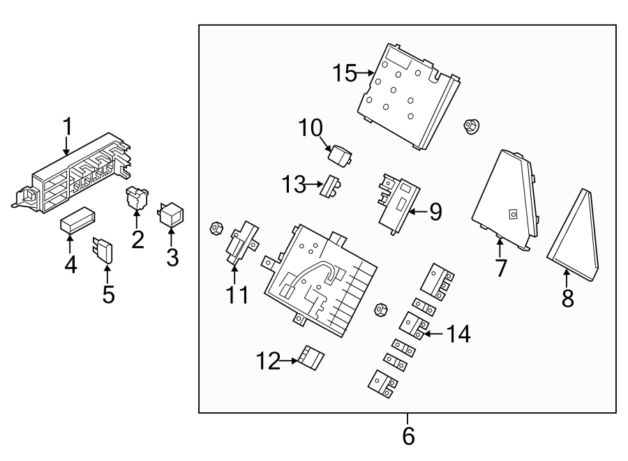 Diagram FUSE & RELAY. for your 2005 Porsche Cayenne  Turbo Sport Utility 