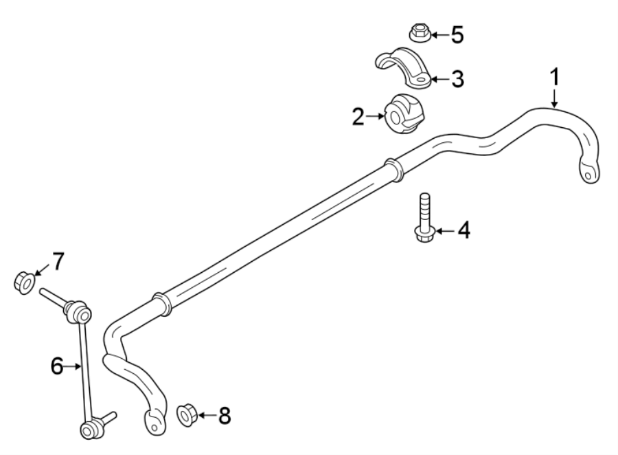 Diagram FRONT SUSPENSION. STABILIZER BAR & COMPONENTS. for your Porsche