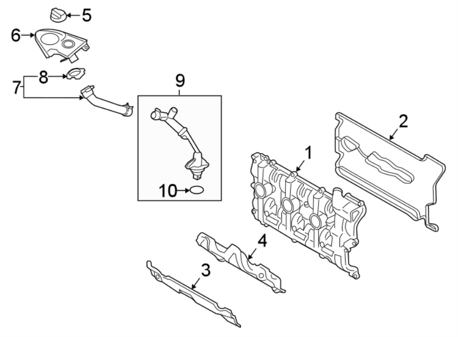 Diagram VALVE & TIMING COVERS. for your Porsche