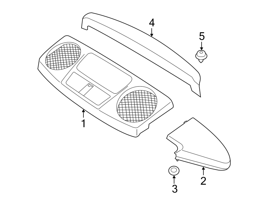 Diagram ENGINE APPEARANCE COVER. for your 2004 Porsche Cayenne   