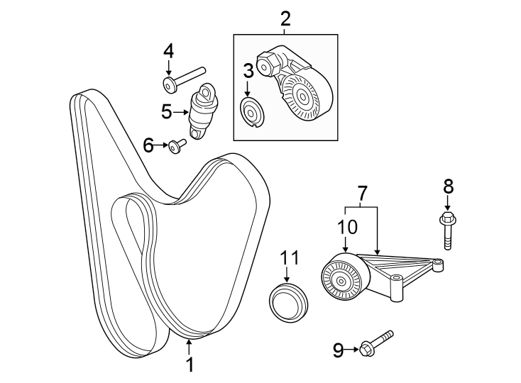 11Belts & pulleys.https://images.simplepart.com/images/parts/motor/fullsize/6934439.png