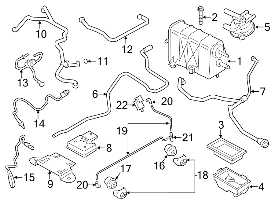 21Emission system. Emission components.https://images.simplepart.com/images/parts/motor/fullsize/6934471.png