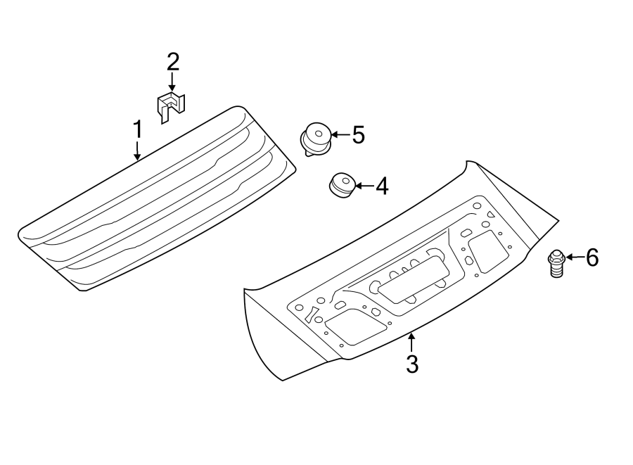 3Engine lid. Exhaust system. Exterior trim.https://images.simplepart.com/images/parts/motor/fullsize/6934477.png