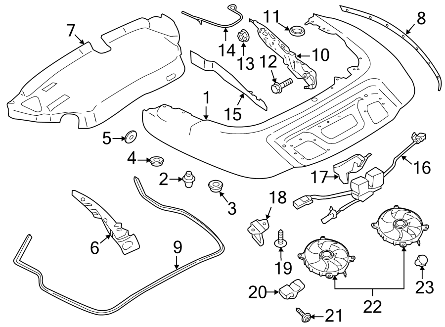 Diagram LIFT GATE. LID & COMPONENTS. for your 2014 Porsche Cayenne  GTS Sport Utility 