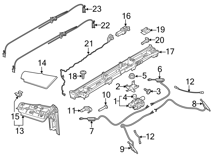 ROOF. MOTOR & COMPONENTS.