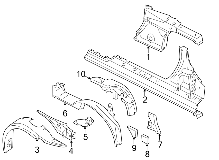 11QUARTER PANEL. INNER STRUCTURE.https://images.simplepart.com/images/parts/motor/fullsize/6934560.png