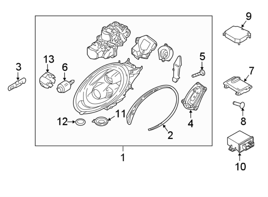 5FRONT LAMPS. HEADLAMP COMPONENTS.https://images.simplepart.com/images/parts/motor/fullsize/6934605.png