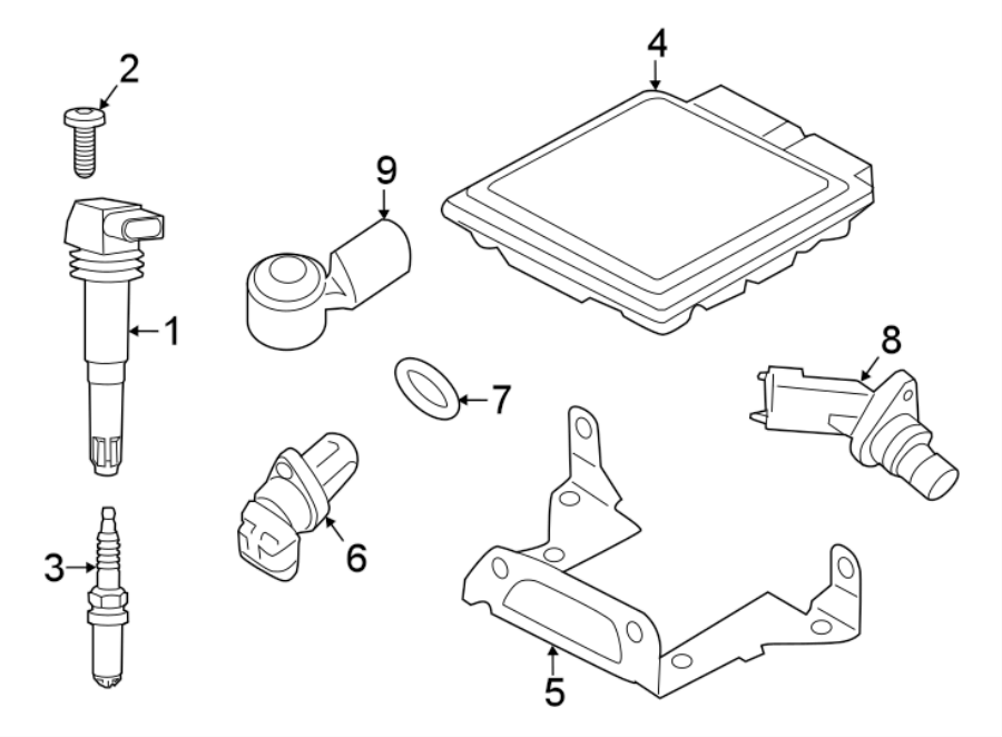 Diagram IGNITION SYSTEM. for your 2011 Porsche Boxster   