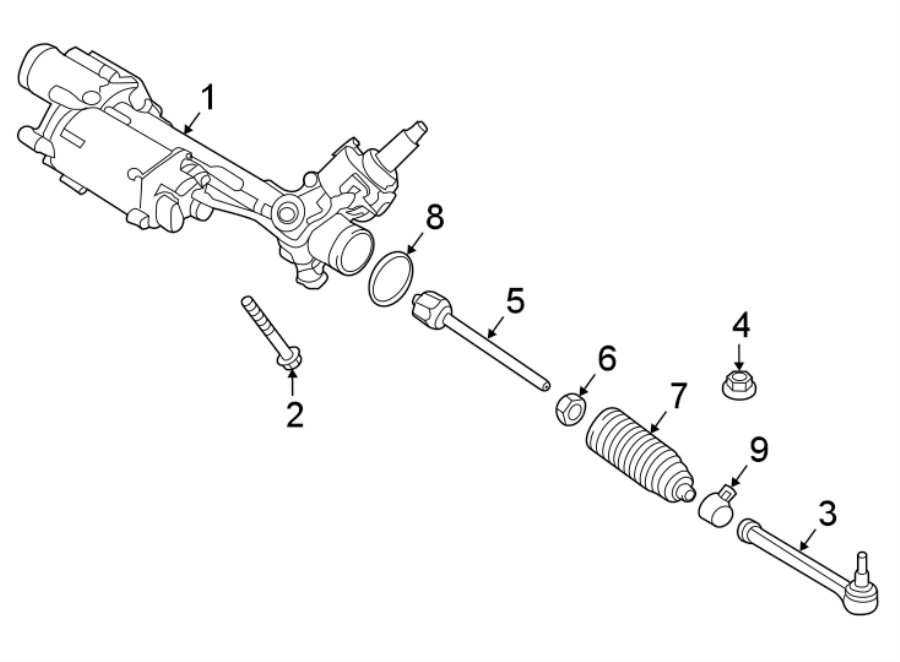 Diagram STEERING GEAR & LINKAGE. for your 2016 Porsche Panamera   