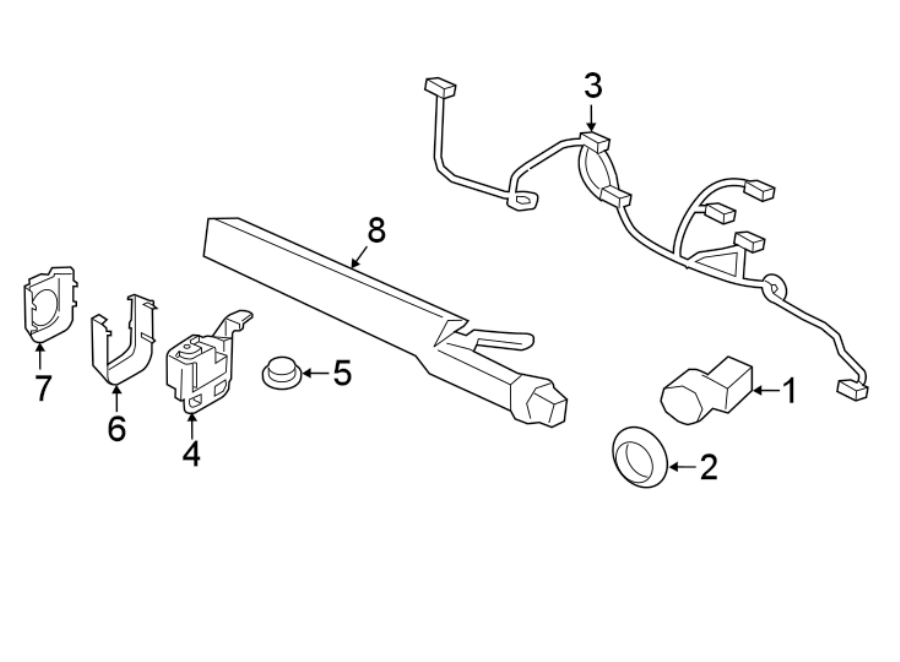 3FRONT BUMPER. ELECTRICAL COMPONENTS.https://images.simplepart.com/images/parts/motor/fullsize/6934910.png