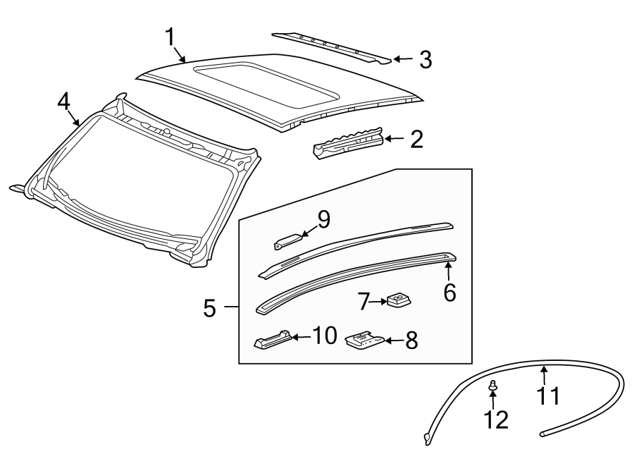 6ROOF & COMPONENTS.https://images.simplepart.com/images/parts/motor/fullsize/6935560.png