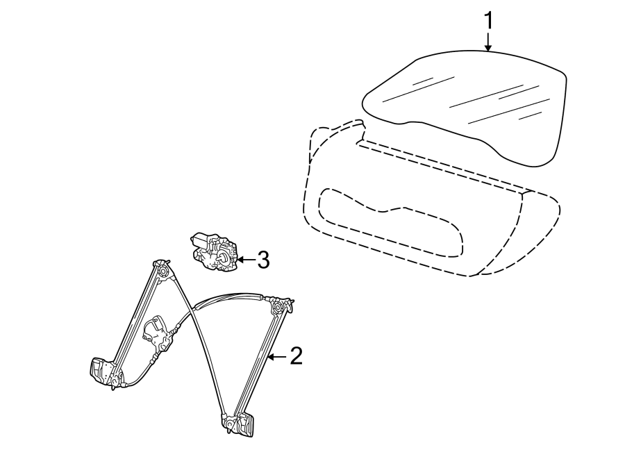 3DOOR. GLASS & HARDWARE.https://images.simplepart.com/images/parts/motor/fullsize/6935650.png