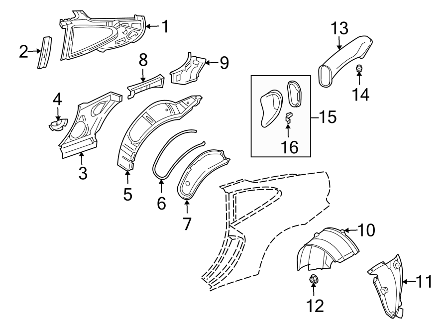 11QUARTER PANEL. INNER STRUCTURE.https://images.simplepart.com/images/parts/motor/fullsize/6935720.png