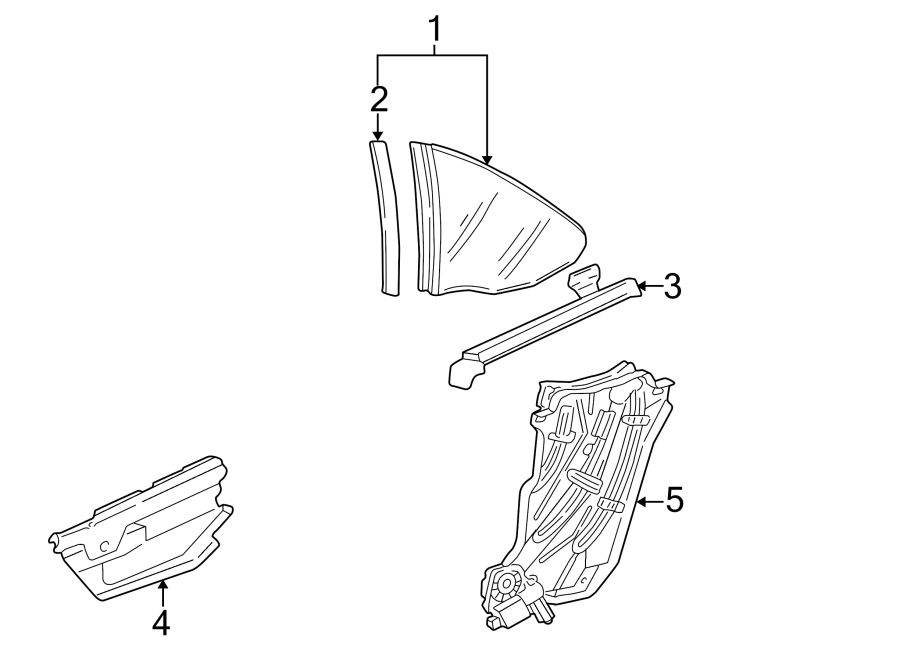 Diagram QUARTER PANEL. GLASS. for your 2015 Porsche Cayenne   