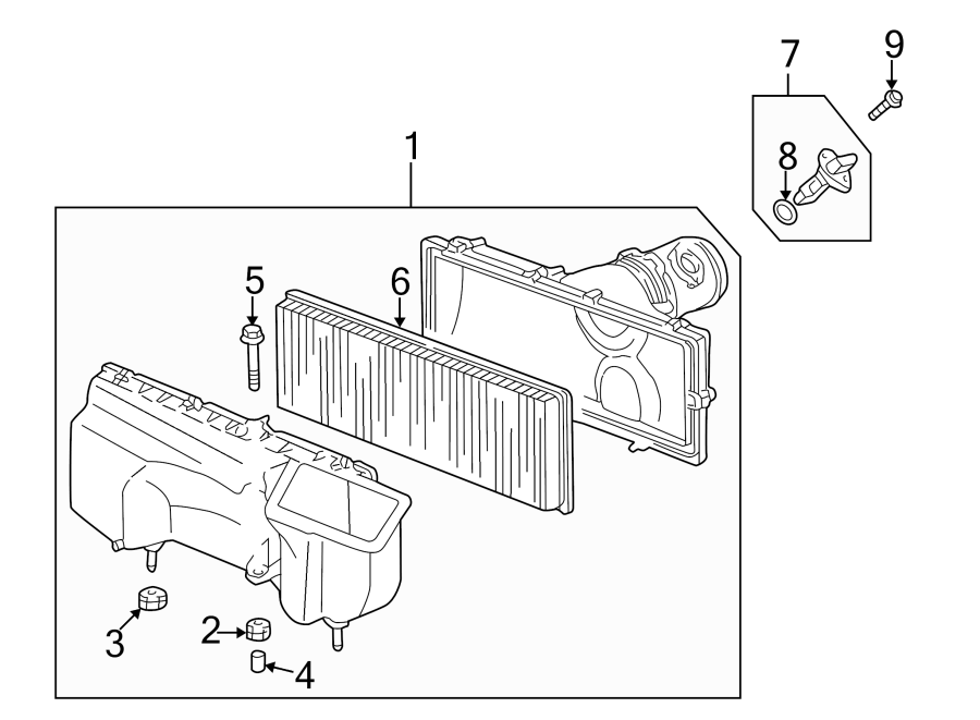 Diagram AIR INTAKE. for your 2015 Porsche Cayenne  Turbo Sport Utility 