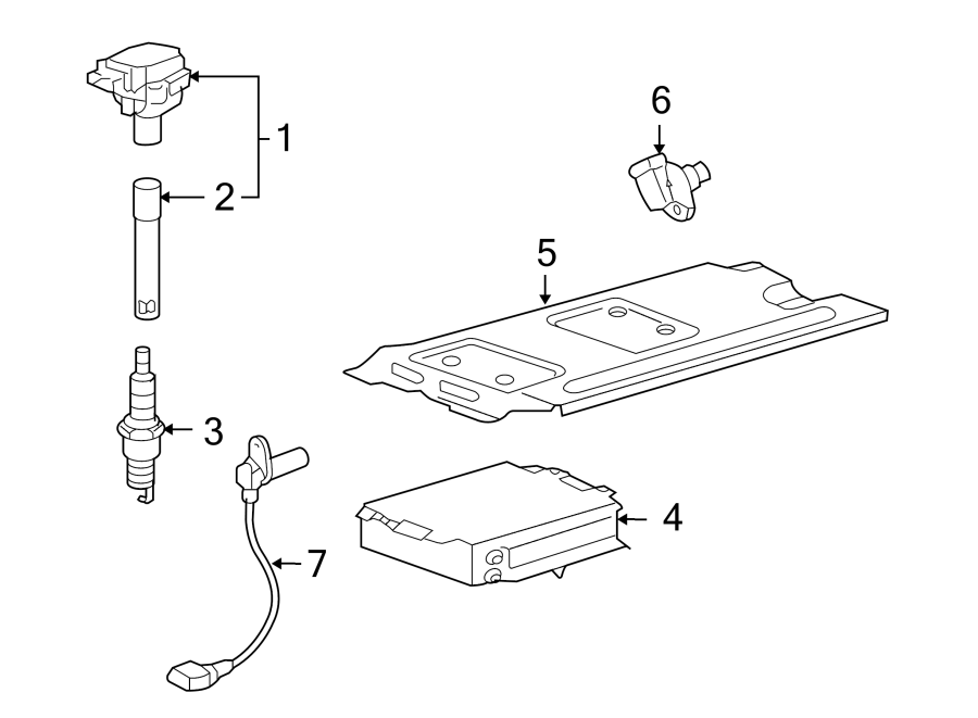 Diagram IGNITION SYSTEM. for your 2016 Porsche Cayenne   