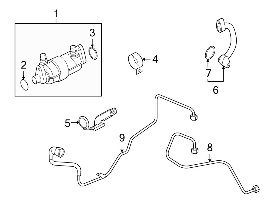 Diagram COOLER BOX. for your 2006 Porsche Cayenne  Turbo S Sport Utility 