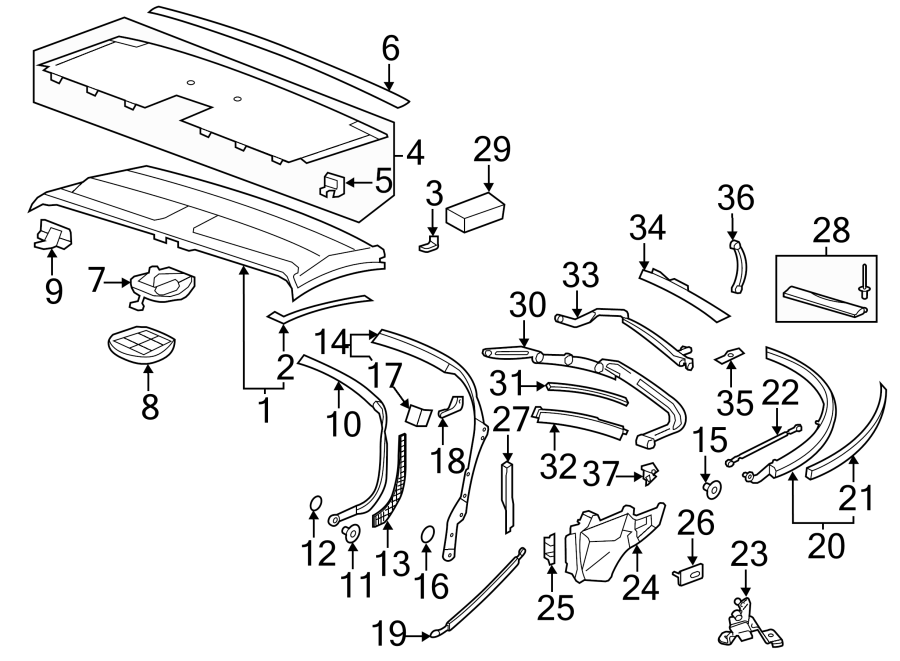 8CONVERTIBLE/SOFT TOP. FRAME & COMPONENTS.https://images.simplepart.com/images/parts/motor/fullsize/6936590.png