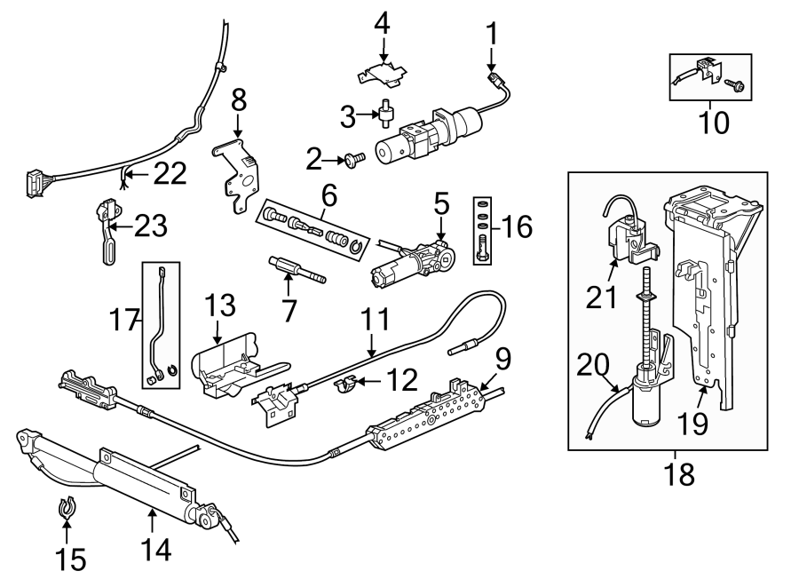 22CONVERTIBLE/SOFT top. Rear suspension. Motor & components.https://images.simplepart.com/images/parts/motor/fullsize/6936595.png